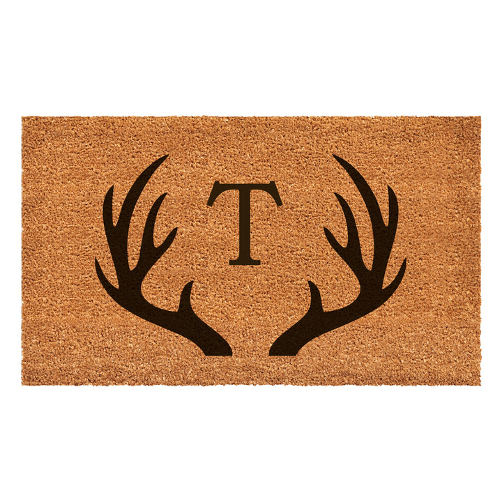 Antler Monogram Doormat 30"x48" 30"x48" / T