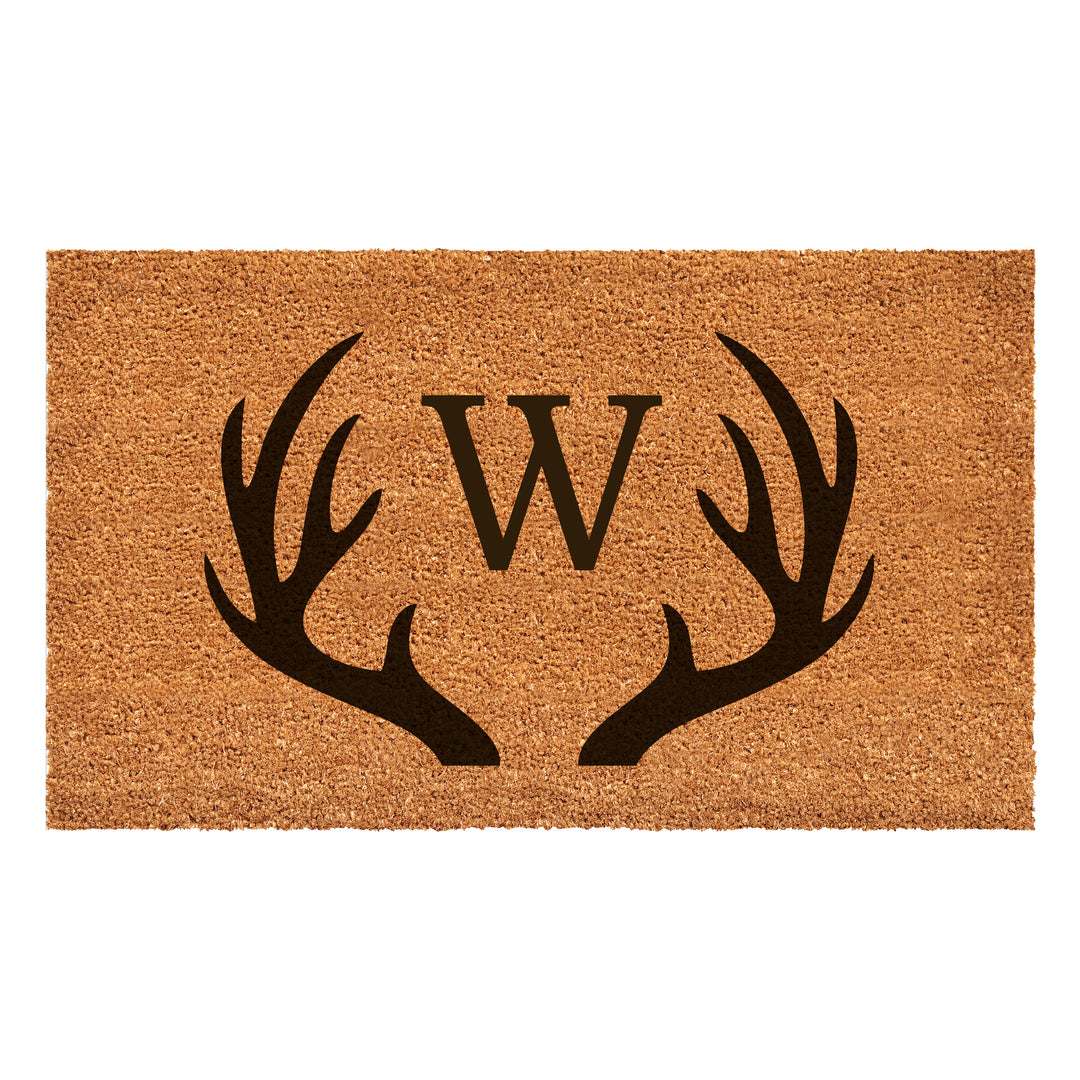 Antler Monogram Doormat 30"x48" 30"x48" / W