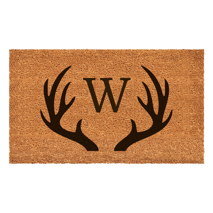 Antler Monogram Doormat 30"x48" 30"x48" / W