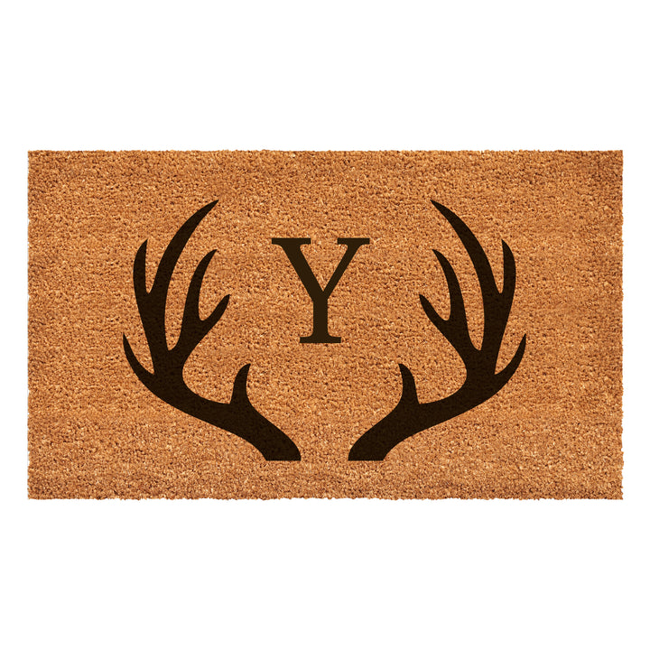 Antler Monogram Doormat 30"x48" 30"x48" / Y