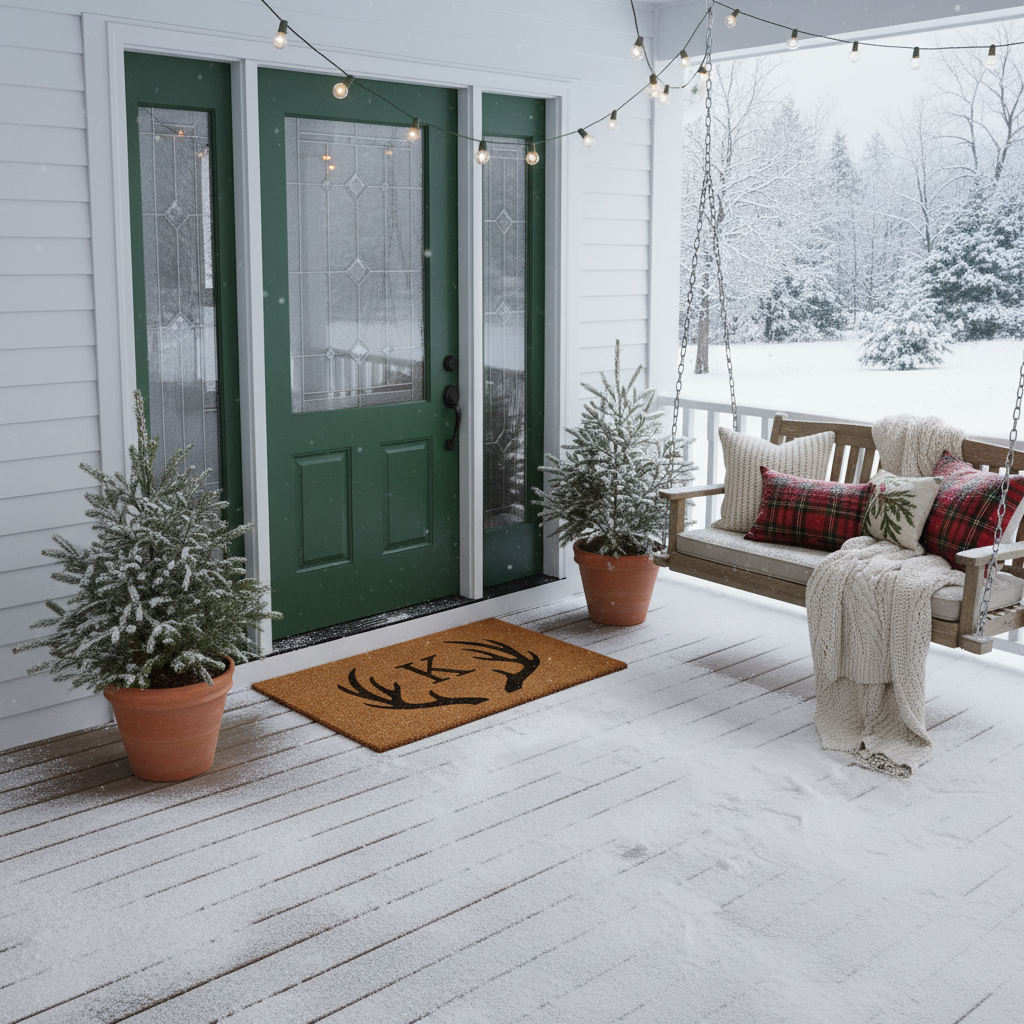 Antler Monogram Doormat