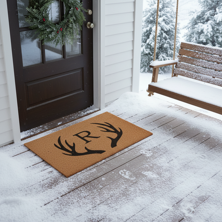 Antler Monogram Doormat [Larger Sizes]