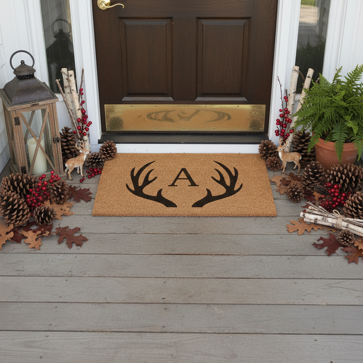Antler Monogram Doormat