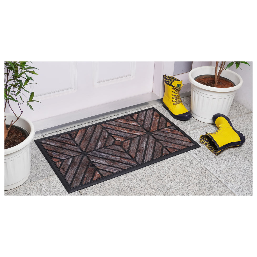 Grey Geometric 18"x30"