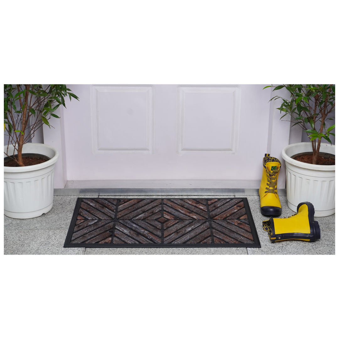 Grey Geometric 18"x30"