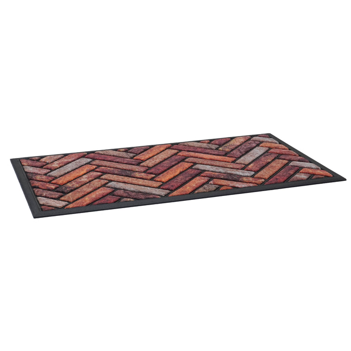 Natural Earth Merringbone Doormat 18"x30"