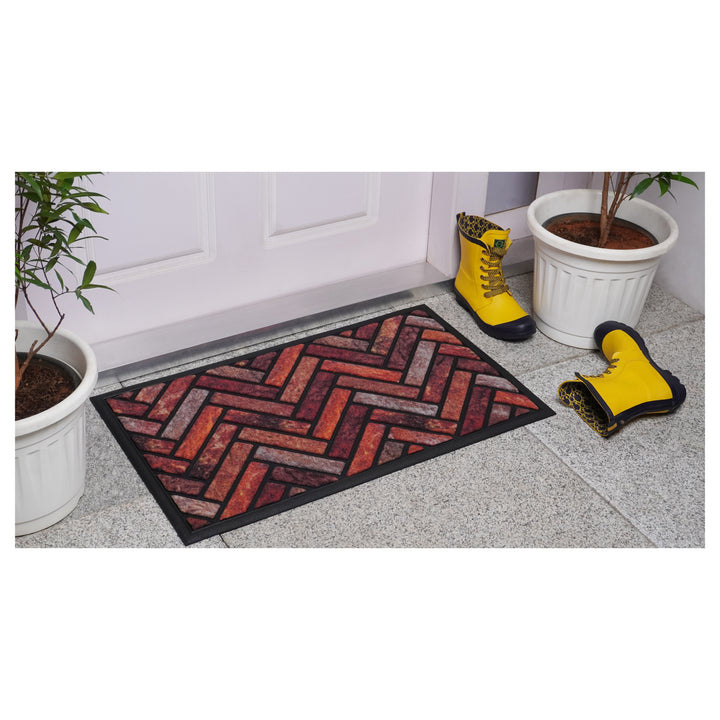 Natural Earth Merringbone Doormat 18"x30"