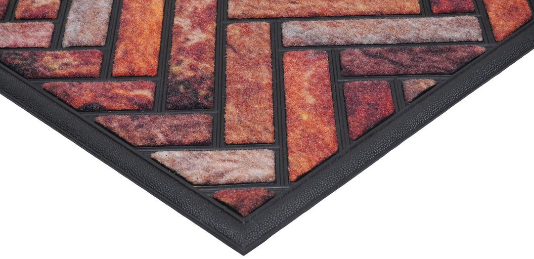 Natural Earth Merringbone Doormat 18"x30"