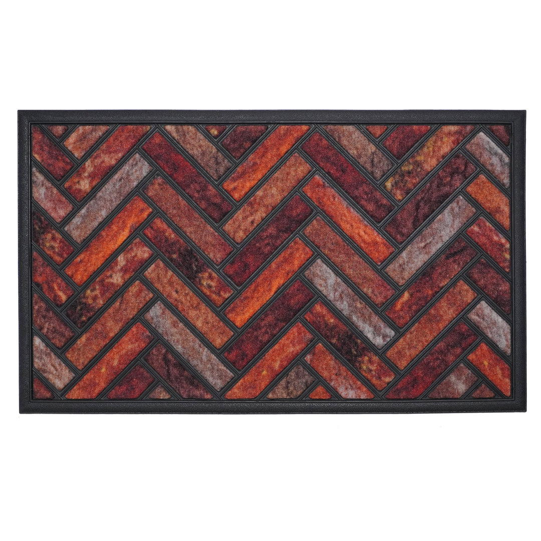 Natural Earth Merringbone Doormat 18"x30"
