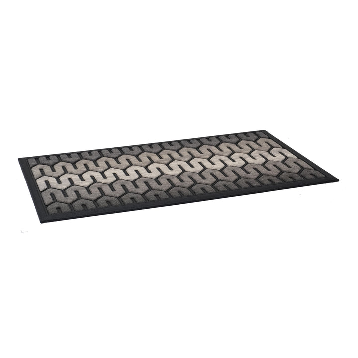 Neutral Geometric Doormat 18"x30"