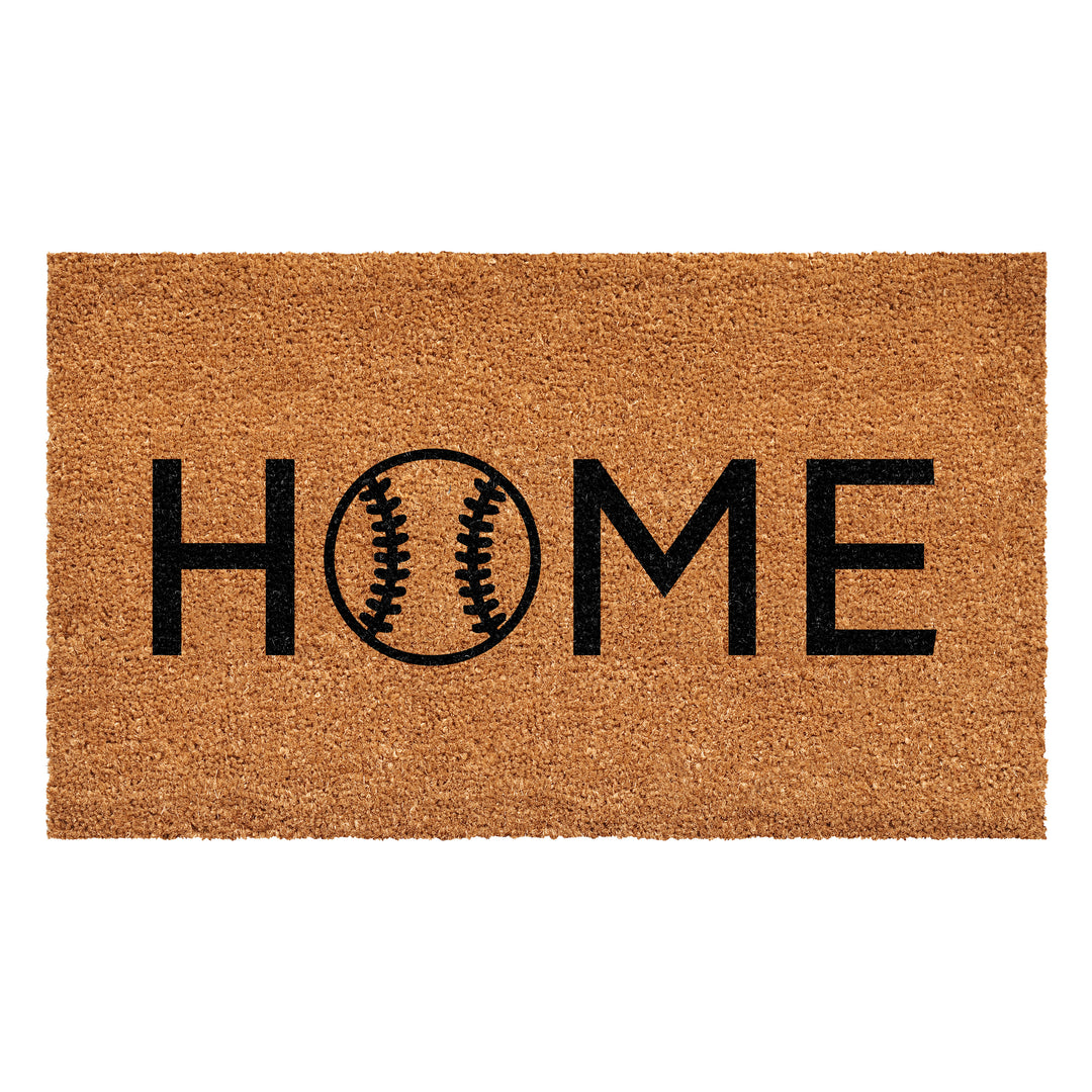Baseball Home Doormat 36"x72"