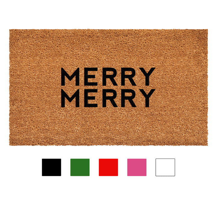 Modern Merry Doormat