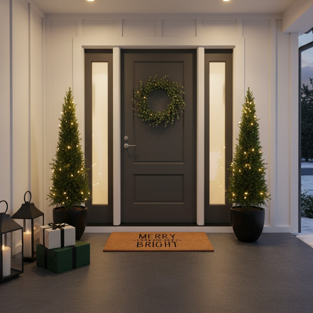 Holly and Bright Doormat