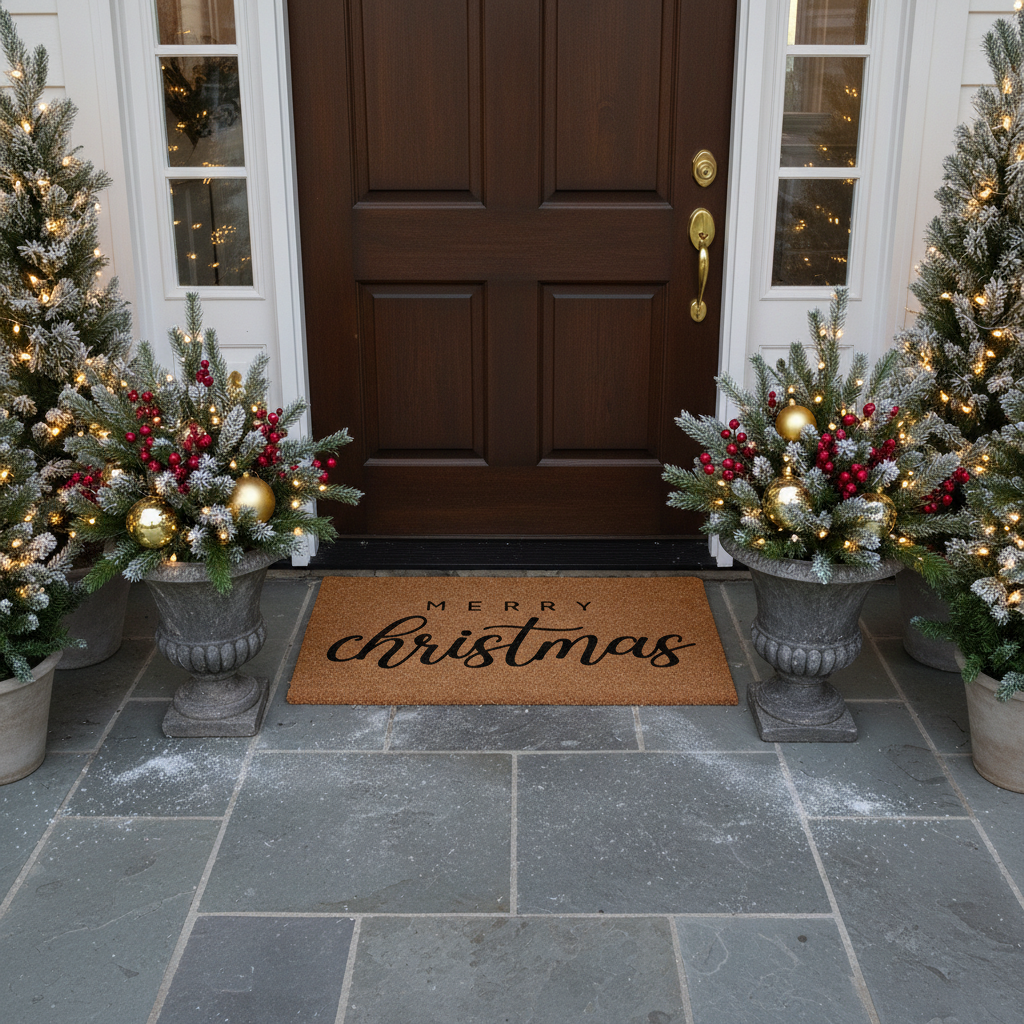 Classic Christmas Doormat