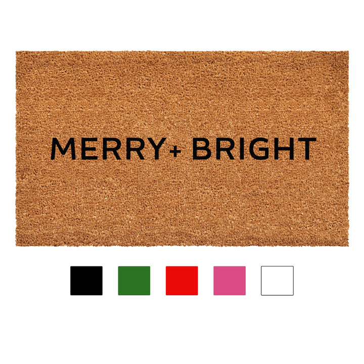 Ultra Modern Merry & Bright Doormat