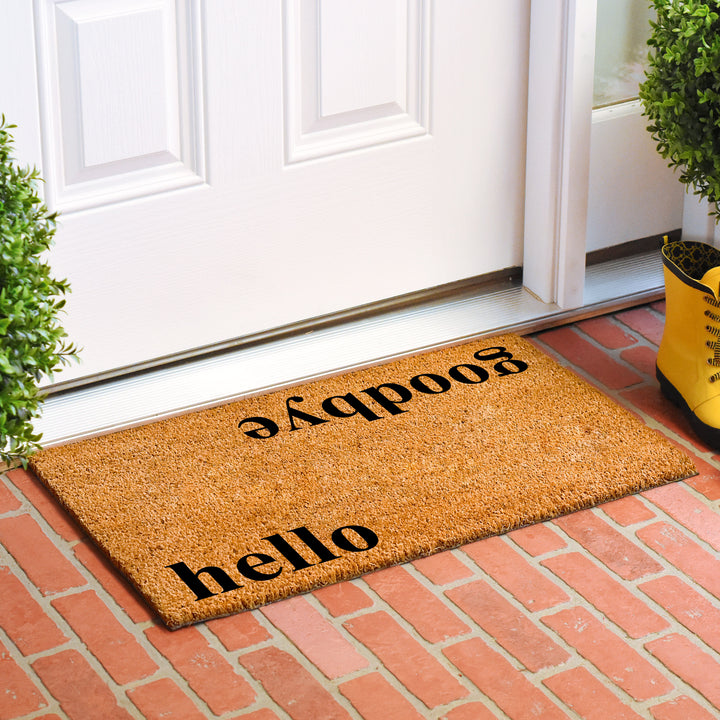 Bookman Hello Goodbye Doormat