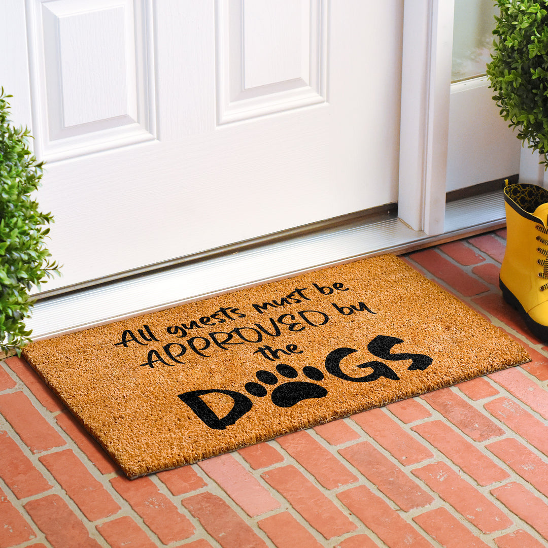 All guest must be approved by the Dogs Doormat 17"x29"