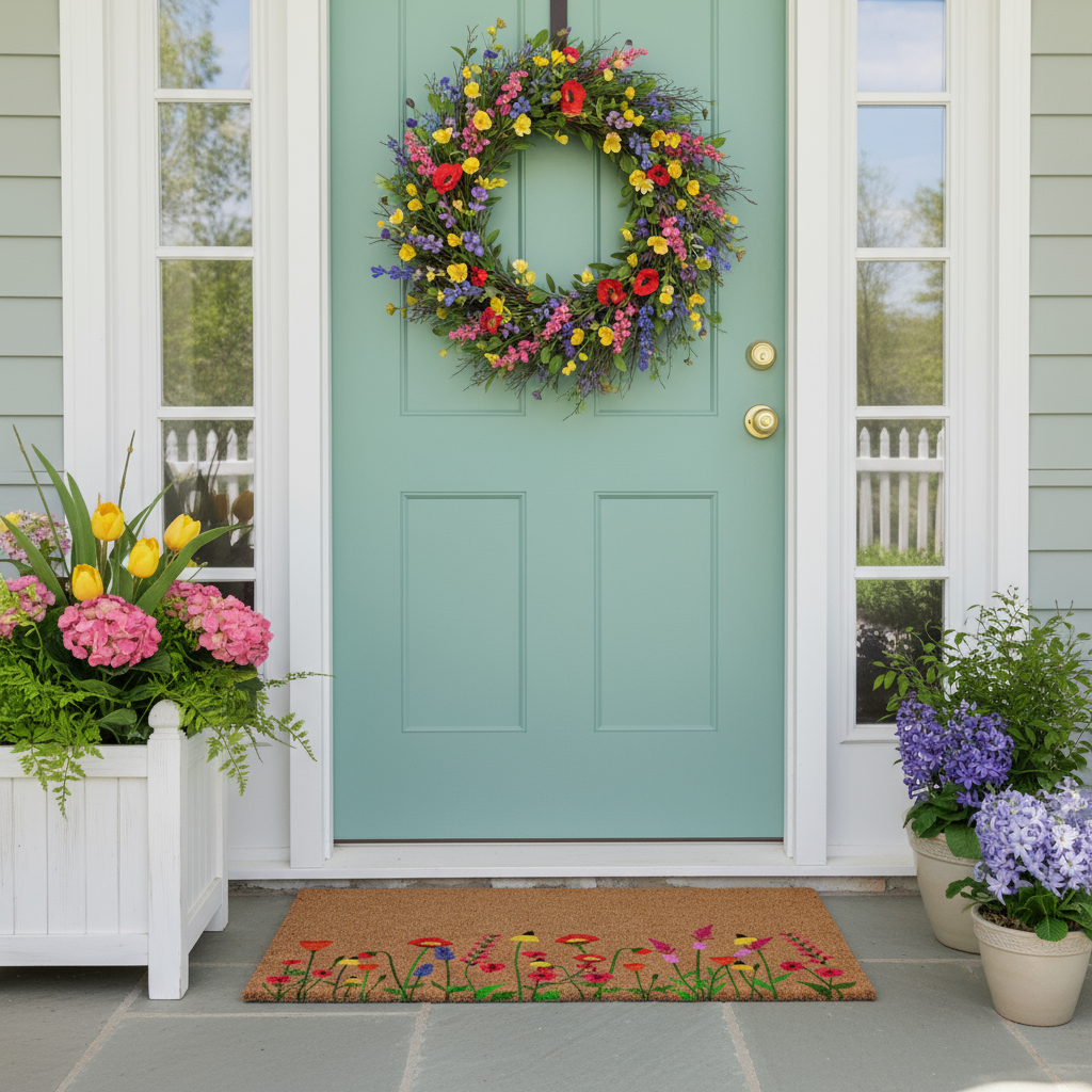 Spring Blooms Doormat