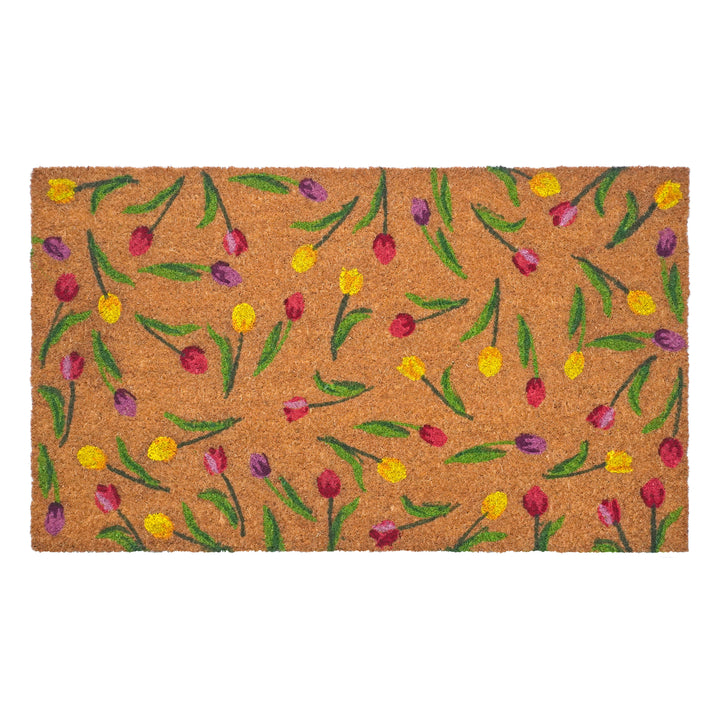 Colorful Tulips Doormat 17"x29"