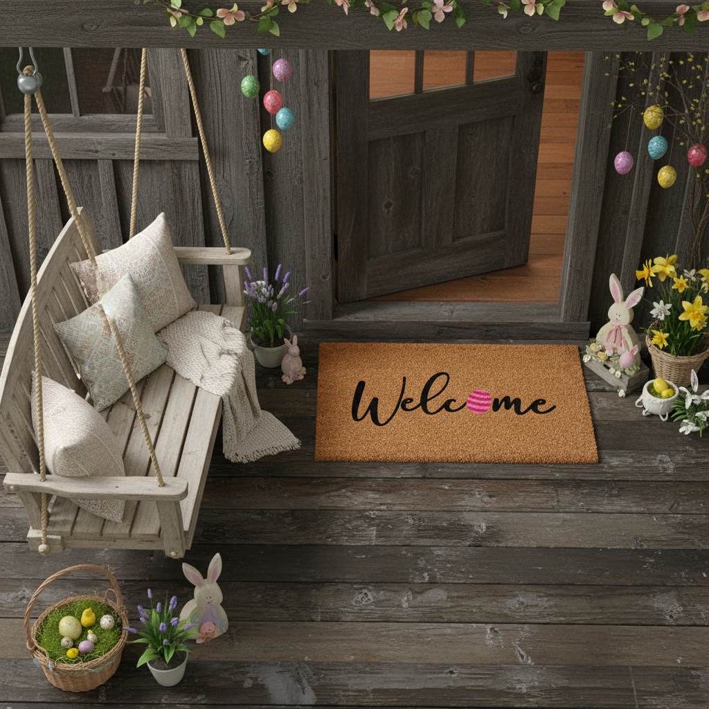 Egg Welcome Doormat