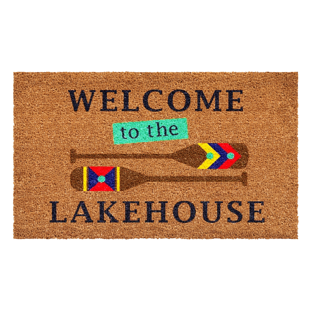 Welcome to the lakehouse Doormat 17"x29"