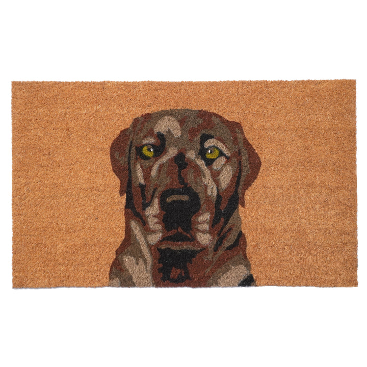 Brown Labrador Doormat 17"x29" / Brown Labrador