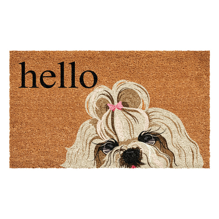 Gold Shih Tzu  Doormat 17"x29" / Gold Shih Tzu