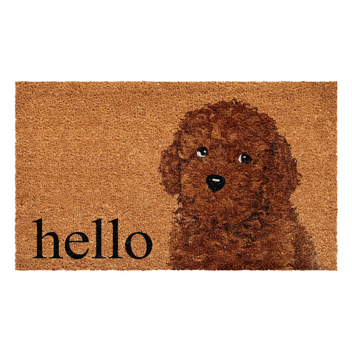 Brown Toy Poddle  Doormat 17"x29" / Brown Toy Poddle