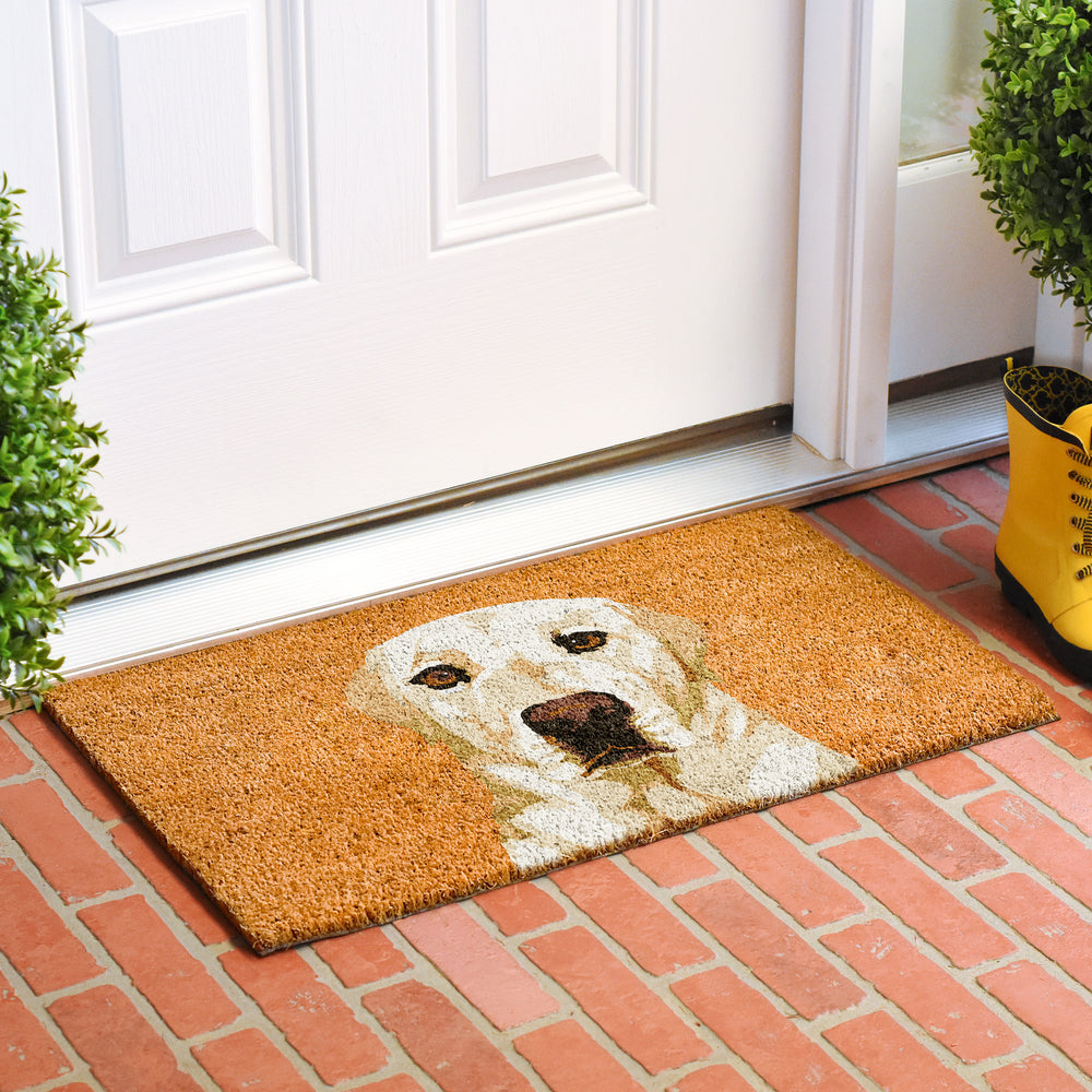 Cream Labrador Doormat 17"x29" / Cream Labrador