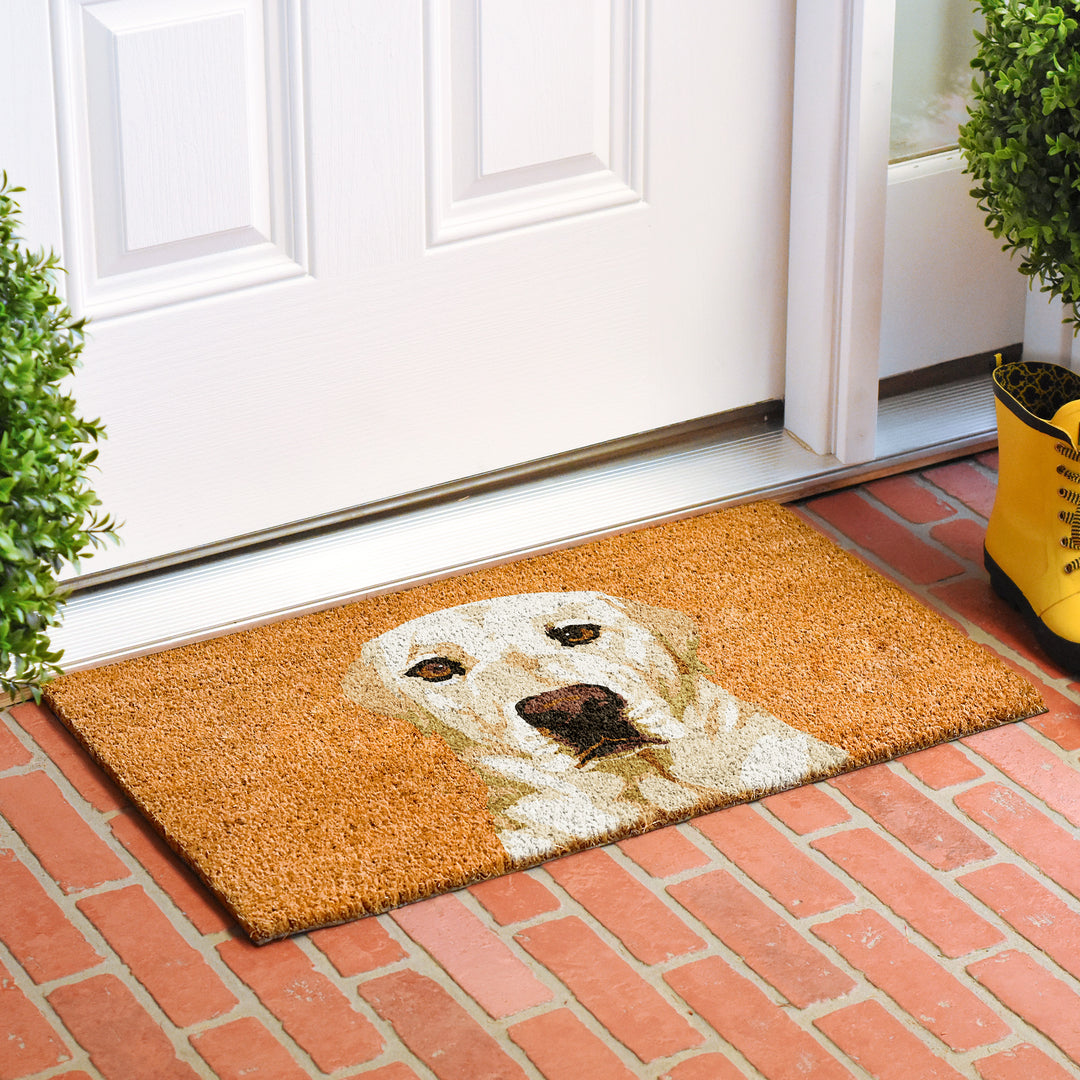 Cream Labrador Doormat 17"x29" / Cream Labrador