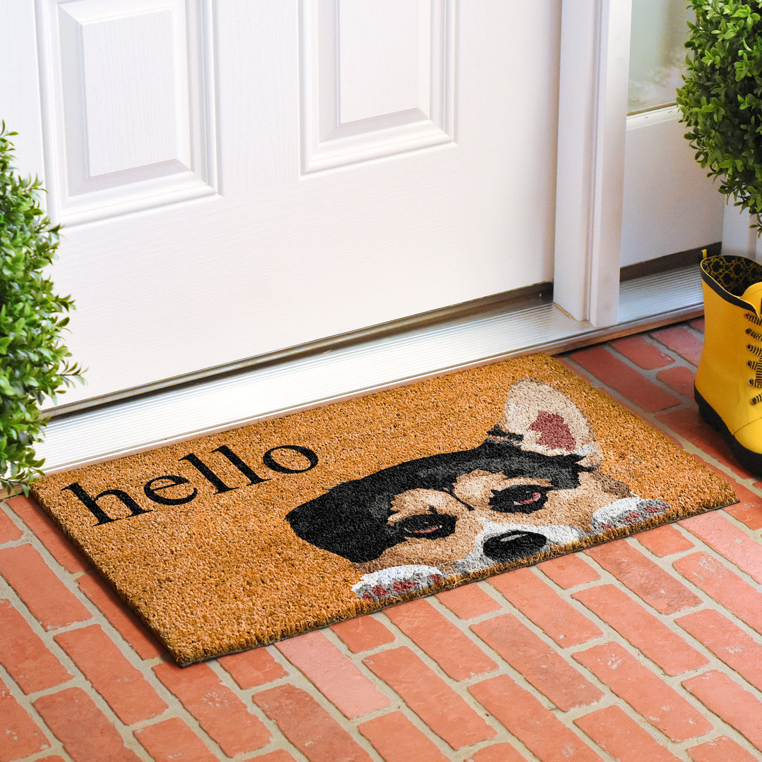 Pembroke Welch Corgi Doormat 17"x29" / Pembroke Welch Corgi