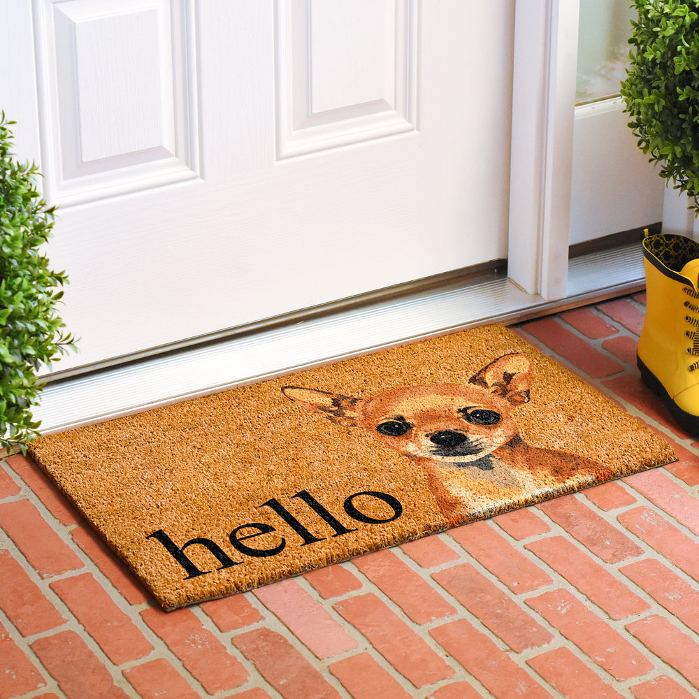 Brown Chihuahua Doormat 17"x29" / Brown Chihuahua