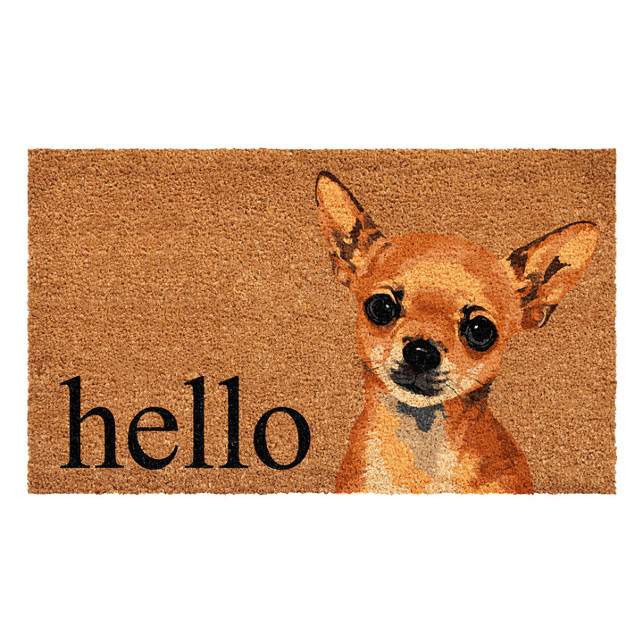 Brown Chihuahua Doormat 17"x29" / Brown Chihuahua