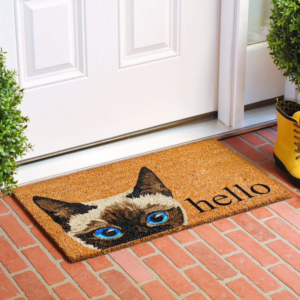 Siamese Cat Doormat 24"x36" / Siamese