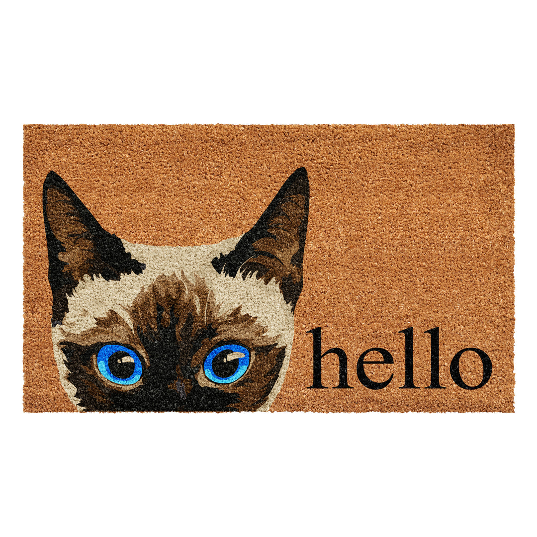 Siamese Cat Doormat 24"x36" / Siamese