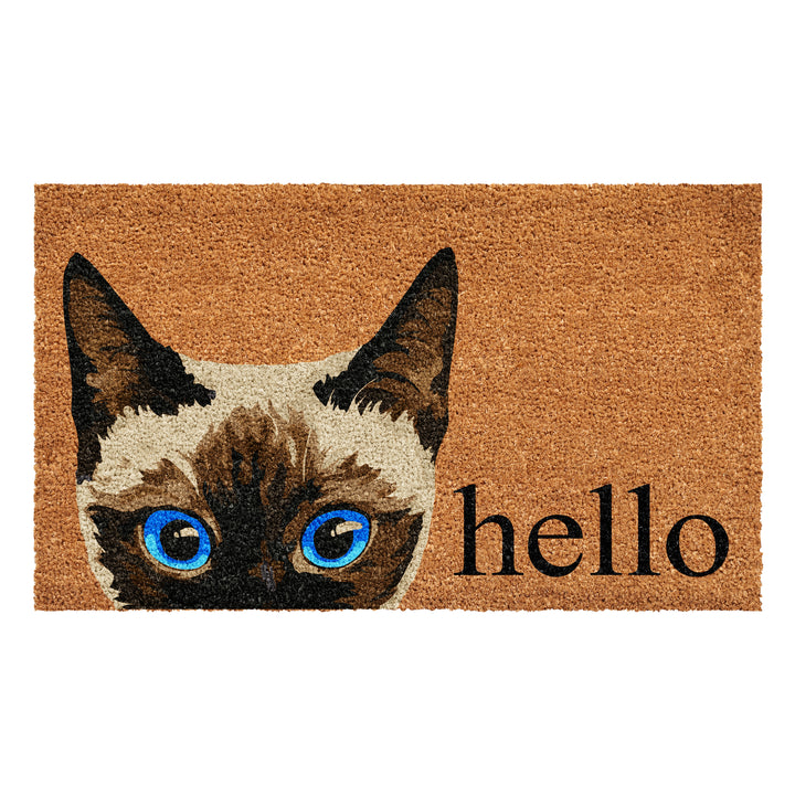 Siamese Cat Doormat 24"x36" / Siamese