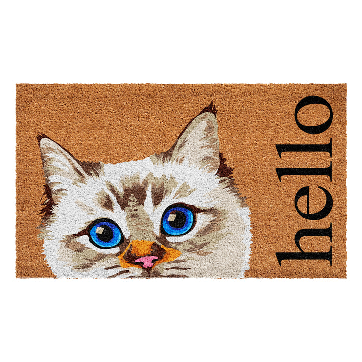 Seal Lila Point Birman Cat Doormat 24"x36" / Seal Lila Point Birman
