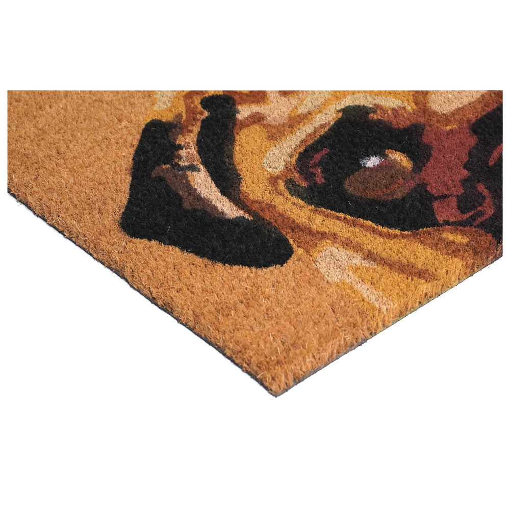 Fawn Pug Doormat 17"x29" / Fawn Pug