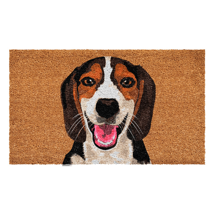 Brown White Beagle Doormat