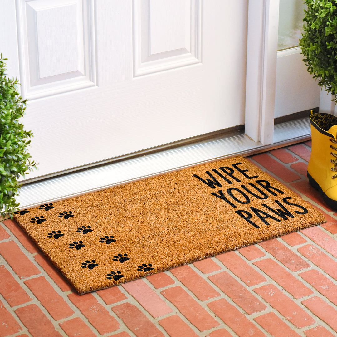 Vertical Wipe your paws Doormat 17"x29"
