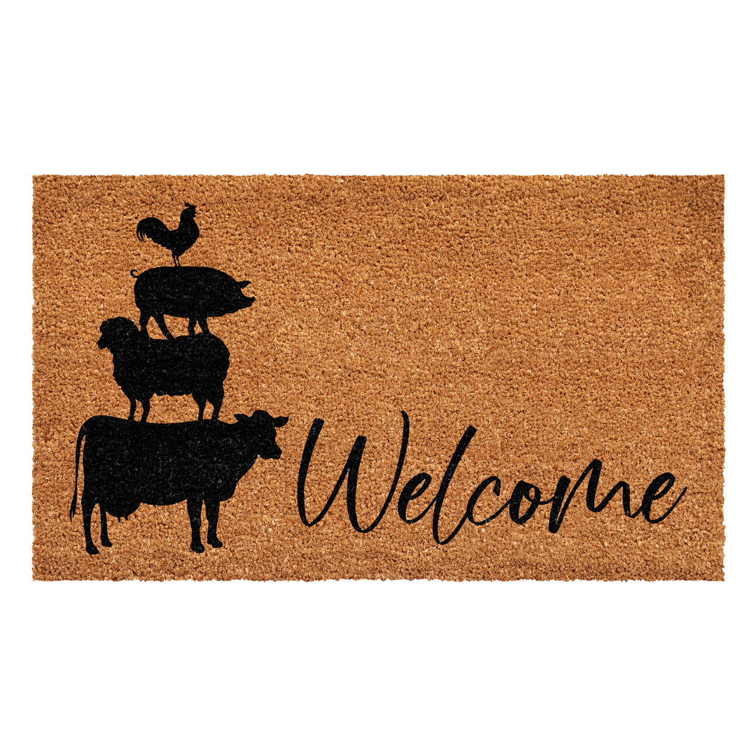 Farmhouse animals Doormat 24"x36"