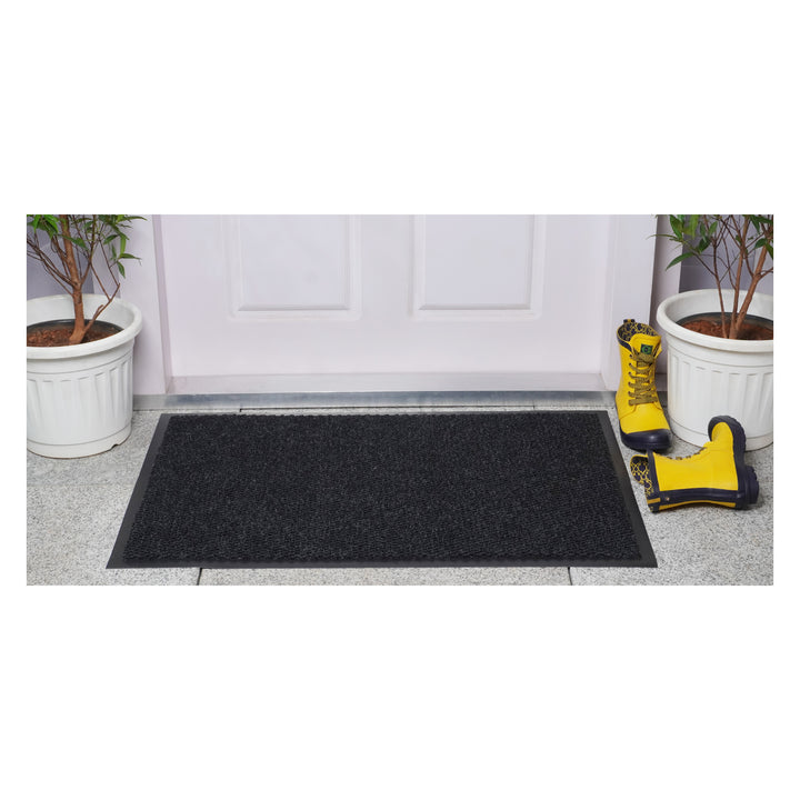 Grey York Walk Off Doormat 24"x36"