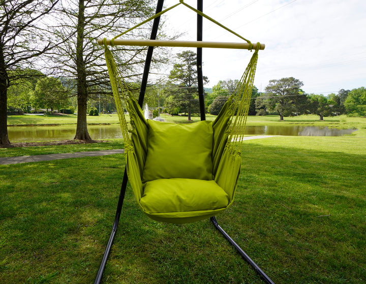 Parakeet Green Hammock Chair + 2 Pillow set