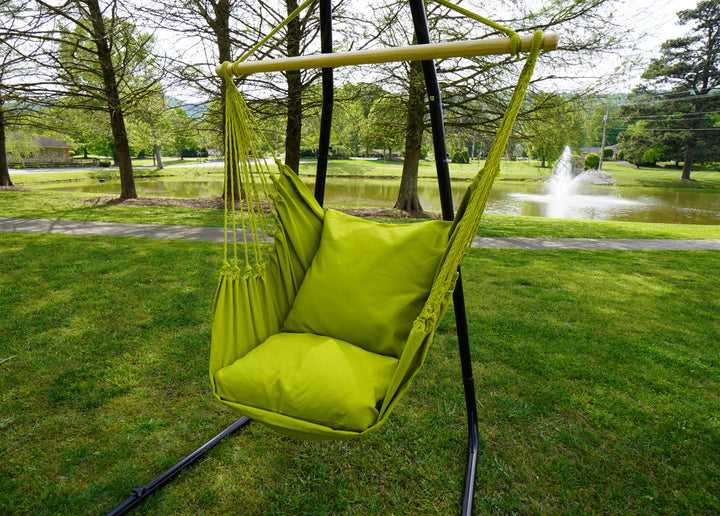 Parakeet Green Hammock Chair + 2 Pillow set