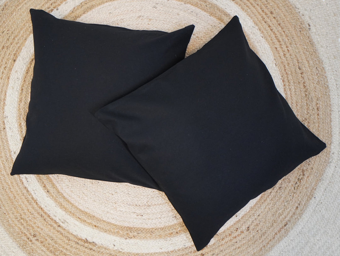 Midnight Black Pillow