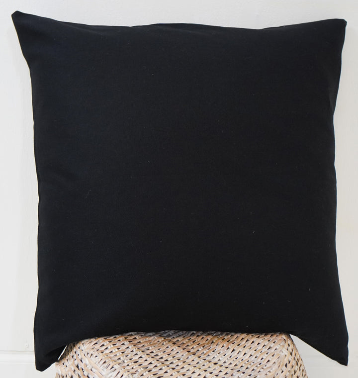 Midnight Black Pillow