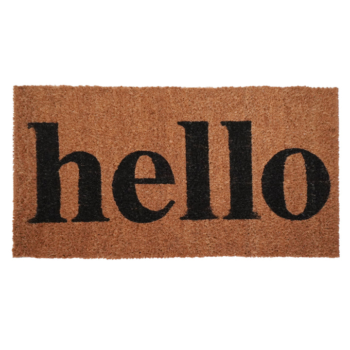 Hello Doormat 12"x36"