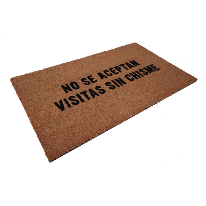 No Se Aceptan Visitas sin Chisme Doormat 17"x29"