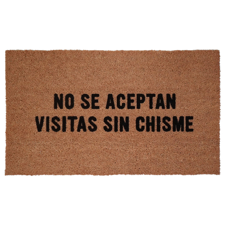 No Se Aceptan Visitas sin Chisme Doormat 17"x29"