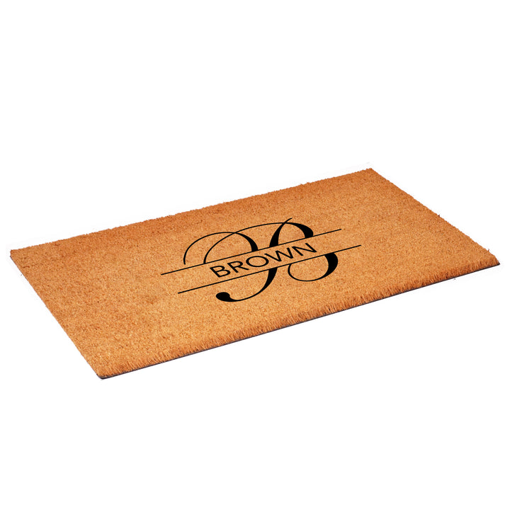 Brown Personalized Doormat